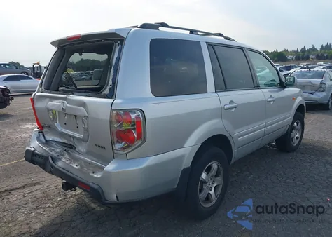 2006 Honda Pilot Ex из США, поврежденный, VIN 2HKYF18476H509805